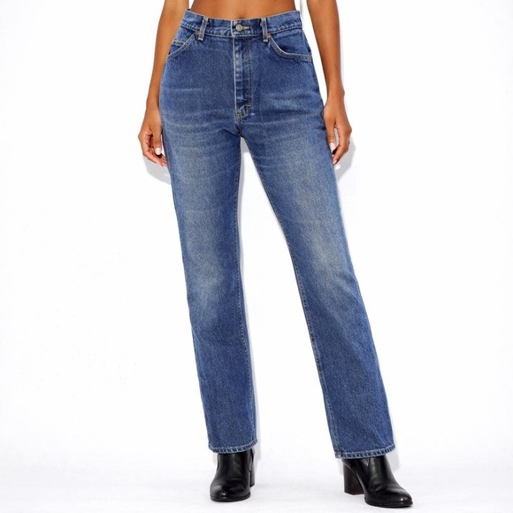 Lee Denim - 80s Vintage Lee Western Bootcut Jeans Womens 16 Blue High Rise Denim USA